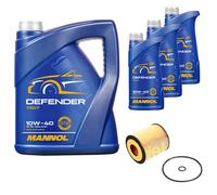 FEBI BILSTEIN Filtro Olio 8L MANNOL Defender 10W-40 per Mazda 6 Hatchback GG 2.0