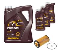 Febi BILSTEIN Filtro Olio 8L mannol Diesel Tdi 5W-30 per Audi A8 4E2 4.2 Quattro
