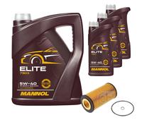FEBI BILSTEIN Filtro Olio 8L MANNOL Elite 5W-40 Per Audi A8 4E2 4E8 4.2 Quattro