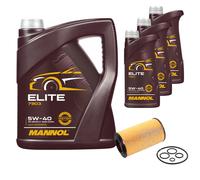 FEBI BILSTEIN Filtro Olio 8L MANNOL Elite 5W-40 Per Mercedes-Benz E-Klasse W211