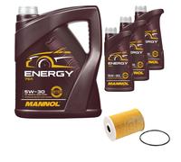 Febi BILSTEIN Filtro Olio 8L mannol Energia 5W-30 per Nissan Patrol Gr V Wagon