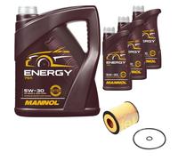 FEBI BILSTEIN Filtro Olio 8L MANNOL Energy 5W-30 Per Mazda 6 Hatchback GG 2.0