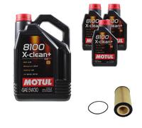 FEBI BILSTEIN Filtro Olio 8L Motul 8100 X-Clean+ 5W30 Per Audi A8 4E 6.0 W12