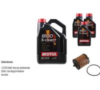 FEBI BILSTEIN Filtro Olio 8L Motul 8100 X-Clean+ 5W30 Per Saab 9-3 YS3F 2.0 T