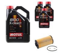 Febi BILSTEIN Filtro Olio 8L Motul 8100 x-Pulire+5W30 per BMW 7er E38 740i Il