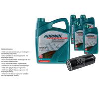 FEBI BILSTEIN Filtro Olio 9L ADDINOL SUPER LIGHT 0540 Per Audi A6 Avant 4B C5 S6