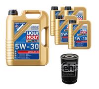 FEBI BILSTEIN Filtro Olio 9L Liqui Moly 5W30 Longlife3 Per Jeep Cherokee KJ 3.7