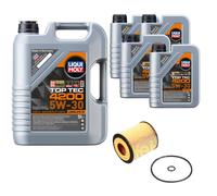 FEBI BILSTEIN Filtro Olio 9L Liqui Moly Top Tec 4200 5W-30 Per Mazda 6 Hatchback