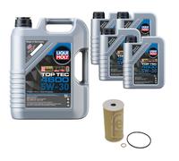 FEBI BILSTEIN Filtro Olio 9L Liqui Moly Top Tec 4600 5W-30 Per Lancia Voyager
