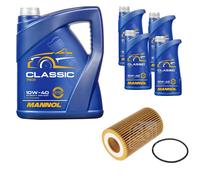 FEBI BILSTEIN Filtro Olio 9L MANNOL Classic 10W-40 Per Audi A5 Cabriolet 8F7 S5