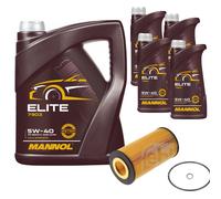 FEBI BILSTEIN Filtro Olio 9L MANNOL Elite 5W-40 Per Audi A8 4E2 4E8 4.2 Quattro