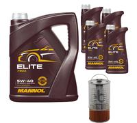 FEBI BILSTEIN Filtro Olio 9L MANNOL Elite 5W-40 Per Mercedes-Benz E-Class W210
