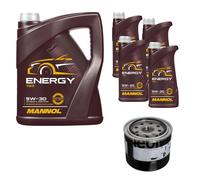 FEBI BILSTEIN Filtro Olio 9L MANNOL Energy 5W-30 Per Nissan Micra IV K13 1.2