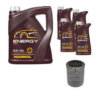 FEBI BILSTEIN Filtro Olio 9L MANNOL Energy 5W-30 Per Renault Master II Kasten FD