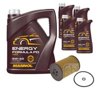 FEBI BILSTEIN Filtro Olio 9L MANNOL Energy Formula PD 5W-40 Per VW Multivan VI
