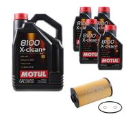 Febi BILSTEIN Filtro Olio 9L Motul 8100 x-Pulire+5W30 per BMW 7er E38 740i Il