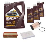 FEBI BILSTEIN Ispezione 8L MANNOL Energy Premium 5W-30 Per VW Transporter V Bus