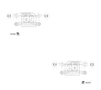 FEBI BILSTEIN Kit Bracci Oscillanti Sinistro E Destro Per Mercedes-Benz SLK R172