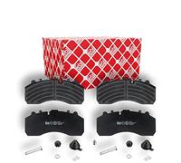 FEBI BILSTEIN Kit pastiglie freni Posteriore Anteriore senza contatto segnalazione usura con materiale di fissaggio/montaggio 16665