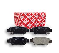 febi bilstein 16805 pastiglie freno con aggiunta di materiale (posteriore) - set di 4 pastiglie disco |