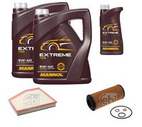 FEBI BILSTEIN MANNOL Controllo Set 11 L 5W-40 per BMW 5er Touring E61