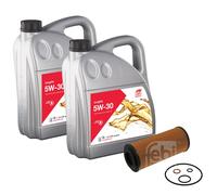Febi BILSTEIN Olio 10L Longlife 5W-30 per BMW 5er Touring E61 525d 530d X5