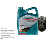 Febi BILSTEIN Olio 5L Addinol Giga Luce Mv 0530 Ll per VW Golf IV Cabriolet