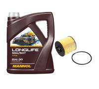 Febi BILSTEIN Olio 5L mannol Longlife 504/507 5W-30 per VW Golf V 1K1 1.4