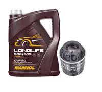 Febi BILSTEIN Olio 5L mannol Longlife 508/509 0W-20 per VW Polo 6R 6C 1.2
