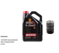 Febi BILSTEIN Olio 5L Motul 8100 x-Pulire+5W30 per Mercedes-Benz Coupé C124