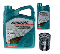 Febi BILSTEIN Olio 6L Addinol Giga Luce Mv 0530 Ll per Jaguar Xk Cabriolet