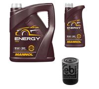 Febi BILSTEIN Olio 6L mannol Energia 5W-30 per VW Passat Variant 3B5 1.9 Tdi