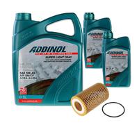 Febi BILSTEIN Olio 7L Addinol Super Light 0540 per Audi A5 Cabriolet 8F7 S5