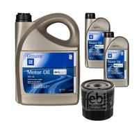 Febi BILSTEIN Olio 7L GM 5W-30 dexos2 Longlife per Opel Meriva Astra H L48