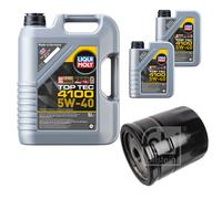 Febi BILSTEIN Olio 7L Liqui Moly Top Tec 4100 5W-40 per Saab 9-3 YS3D 2.0i