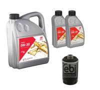 Febi BILSTEIN Olio 7L Longlife 5W-30 per Audi A4 Avant 8K5 B8 1.8 TFSI 2.0