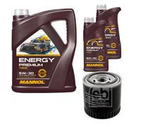 Febi BILSTEIN Olio 7L mannol Energy Premium 5W-30 per Mazda Tribute EP 3.0