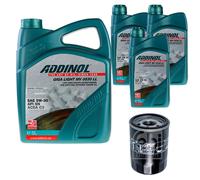 Febi BILSTEIN Olio 8L Addinol Giga Luce Mv 0530 Ll per Jaguar Xk Cabriolet