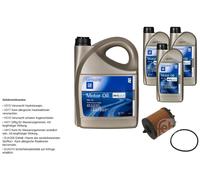 Febi BILSTEIN Olio 8L GM 5W-30 dexos2 Longlife per Opel Gt Cabriolet Vectra