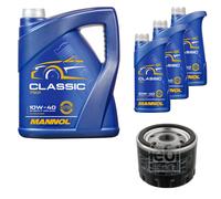 Febi BILSTEIN Olio 8L mannol Classic 10W-40 per Smart Fortwo Coupe 453 1.0