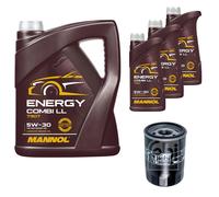 Febi BILSTEIN Olio 8L mannol Energy Combi Ll 5W-30 per Jaguar Xk Cabriolet