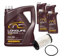 Febi BILSTEIN Olio 9L mannol Longlife 508/509 0W-20 per Porsche Cayenne 9YA