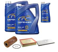 FEBI BILSTEIN Pacchetto di ispezione 11L MANNOL Defender 10W-40 per