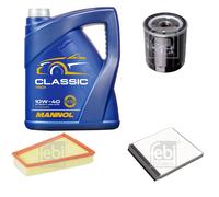 FEBI BILSTEIN Pacchetto di ispezione 5L MANNOL Classic 10W-40 per Citroën