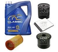 FEBI BILSTEIN Pacchetto di ispezione 5L MANNOL Classic 10W-40 per Citroën Xsara