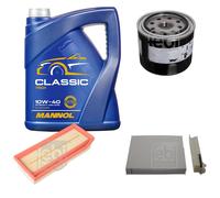 FEBI BILSTEIN Pacchetto di ispezione 5L MANNOL Classic 10W-40 per Dacia Duster