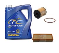 FEBI BILSTEIN Pacchetto di ispezione 5L MANNOL Defender 10W-40 per Citroën C8 EA