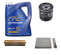 FEBI BILSTEIN Pacchetto di ispezione 5L MANNOL Defender 10W-40 per Dacia Duster