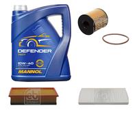 FEBI BILSTEIN Pacchetto di ispezione 5L MANNOL Defender 10W-40 per Fiat Ulysse
