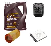 FEBI BILSTEIN Pacchetto di ispezione 5L MANNOL Diesel TDI 5W-30 per Citroën